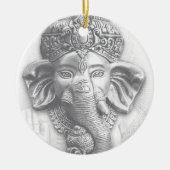 3d Heer Ganesha - OM Keramisch Ornament (Voorkant)