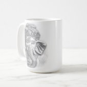 3d Heer Ganesha - Om Koffiemok (Voorkant links)