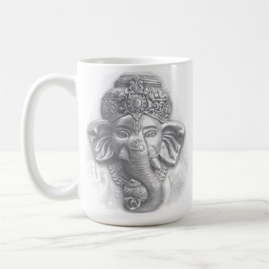 3d Heer Ganesha - Om Koffiemok (Links)