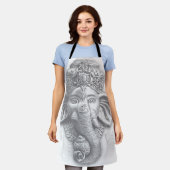 3d Heer Ganesha - Om Schort (Gedragen)