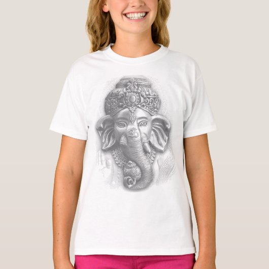 3D Heer Ganesha - Om T-shirt (Voorkant)