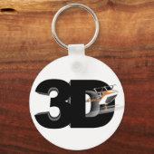 3d Helikopter Sleutelhanger (Voorkant)