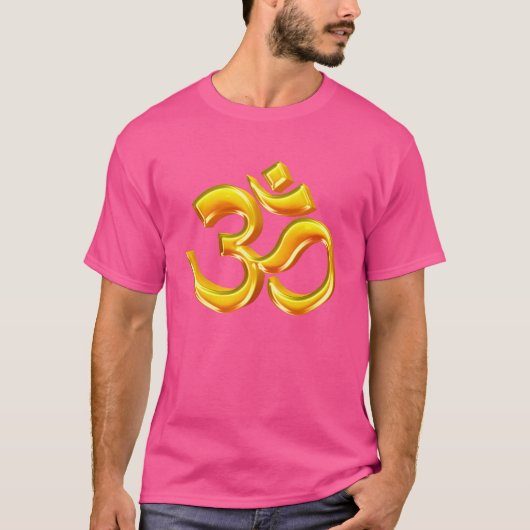 3D Hindu Ohm Symbool T-shirt (Voorkant)