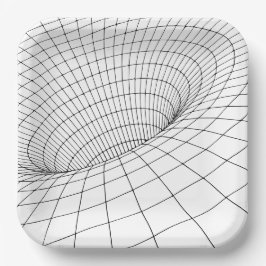 3D Hole Borden Papieren Bordje