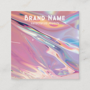 3D Hologram Wave Sieraden Display Vierkante Visitekaartje