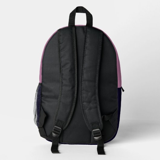 3D Holographic Geometric Aesthetic Backpack Bedrukte Rugzak (Achterkant)