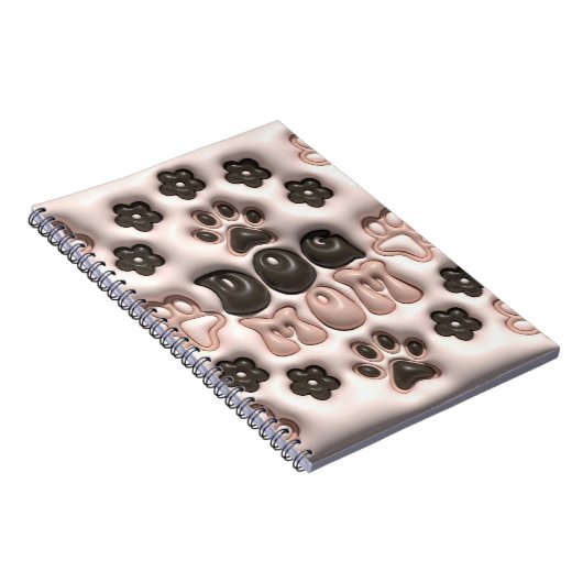 3D Hond Mam Notitieboek (Rechterzijde)