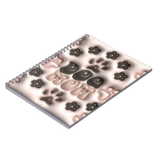 3D Hond Mam Notitieboek (Linkerzijde)