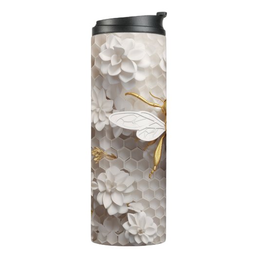 3d honingbij thermosbeker (Gedraaid links)