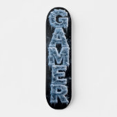 3D Ijslogo | Icy Crystal Gamer Persoonlijk Skateboard (Voorkant)