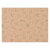 3D illusiessterren constellatie moons tan beige Tafelkleed (Voorkant (Horizontaal))