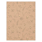 3D illusiessterren constellatie moons tan beige Tafelkleed (Voorkant)