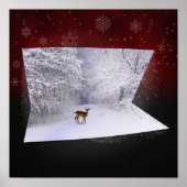 3D Illusion "Snowy Dreams" Poster (Voorkant)