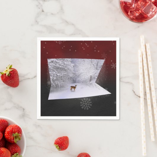 3D Illusion "Snowy Dreams" Servetten (Insitu)