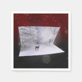 3D Illusion "Snowy Dreams" Servetten (Voorkant)