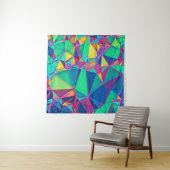 3D illustratie. Abstracte achtergrond. Kleur Wandkleed (In situ)