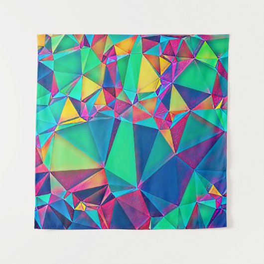 3D illustratie. Abstracte achtergrond. Kleur Wandkleed (Voorkant)