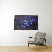 3D illustratie. Abstracte achtergrond, verbinding Wandkleed (In situ)