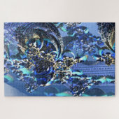 3D-illustratie van een complexe fractal Legpuzzel (Horizontaal)