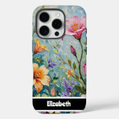 3D Impasto Kleurrijke Bloemen Smartphone Case-Mate iPhone Case (Achterkant)