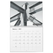 3D INDUSTRIËLE FINE ART B&W - DIGITALE ART KALENDER (Feb 2027)