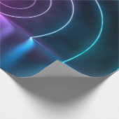 3d ing of ultraviolet circle portal glowing lines cadeaupapier (Hoek)