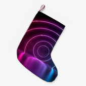 3d ing van ultraviolet cirkelportaalgolven kleine kerstsok (Voorkant (Hangend))
