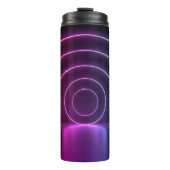 3d ing van ultraviolet cirkelportaalgolven thermosbeker (Voorkant)