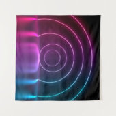 3d ing van ultraviolet cirkelportaalgolven wandkleed (Voorkant (horizontaal))