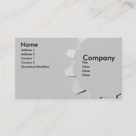 3D Ingegraveerd uiterlijk Visitekaartje