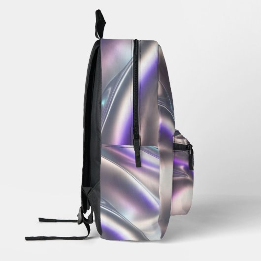 3D iriserende metalen schooltas Bedrukte Rugzak (Links)