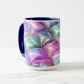 3D Iriserende Opblaasbare Morgen Koffiemok Estheti Mok (Voorkant links)