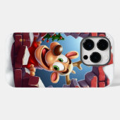 3D Jolly Reindeer Case-Mate iPhone Case (Achterkant (horizontaal))