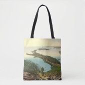  3D-kaart van Italië (19e eeuw) Tote Bag (Voorkant)