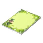3D Kabouter St. Patrick's Day Persoonlijke Kindere Notitieblok (Linkerzijde)