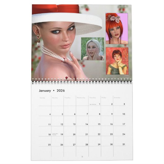 3D Kalender van HiveWire (Jan 2026)