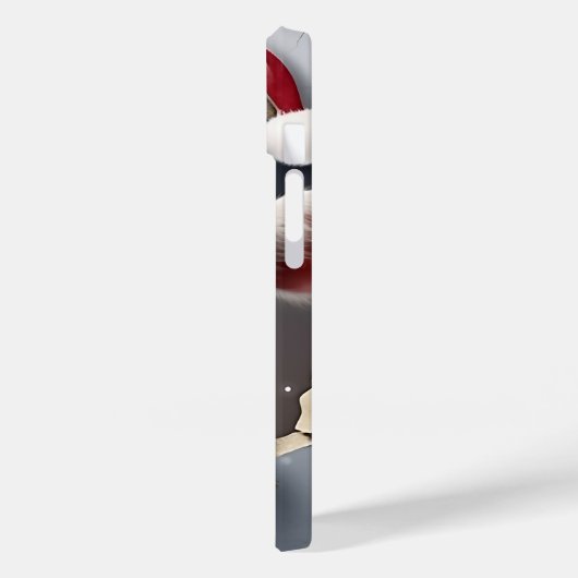 3D Kalf Kerstmis Case-Mate iPhone Case (Achterkant / Links)