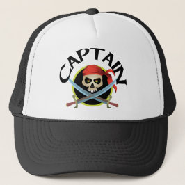 3D kapitein Trucker Pet
