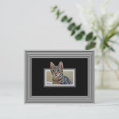 3D KAT BRIEFKAART (Staand voorkant)