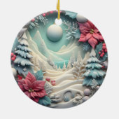3D kerst Keramisch Ornament (Achterkant)