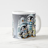 3D Kerst Mok Kerstpinguïn (Voorkant rechts)