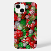 3D kerstballen Case-Mate iPhone Case (Achterkant)
