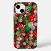 3D kerstballen Case-Mate iPhone Case (Achterkant)