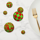 3D Kerstballen Confetti (Groep)