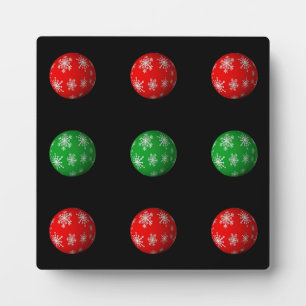 3D kerstballen Fotoplaat