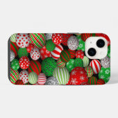 3D Kerstballen iPhone Hoesje (Achterkant horizontaal)