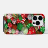 3D Kerstballen iPhone Hoesje (Achterkant horizontaal)