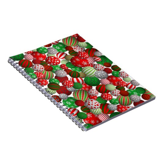 3D kerstballen Notitieboek (Rechterzijde)