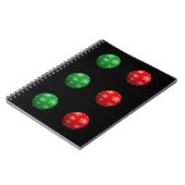 3D kerstballen Notitieboek (Linkerzijde)