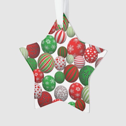 3D kerstballen Ornament (voorkant)